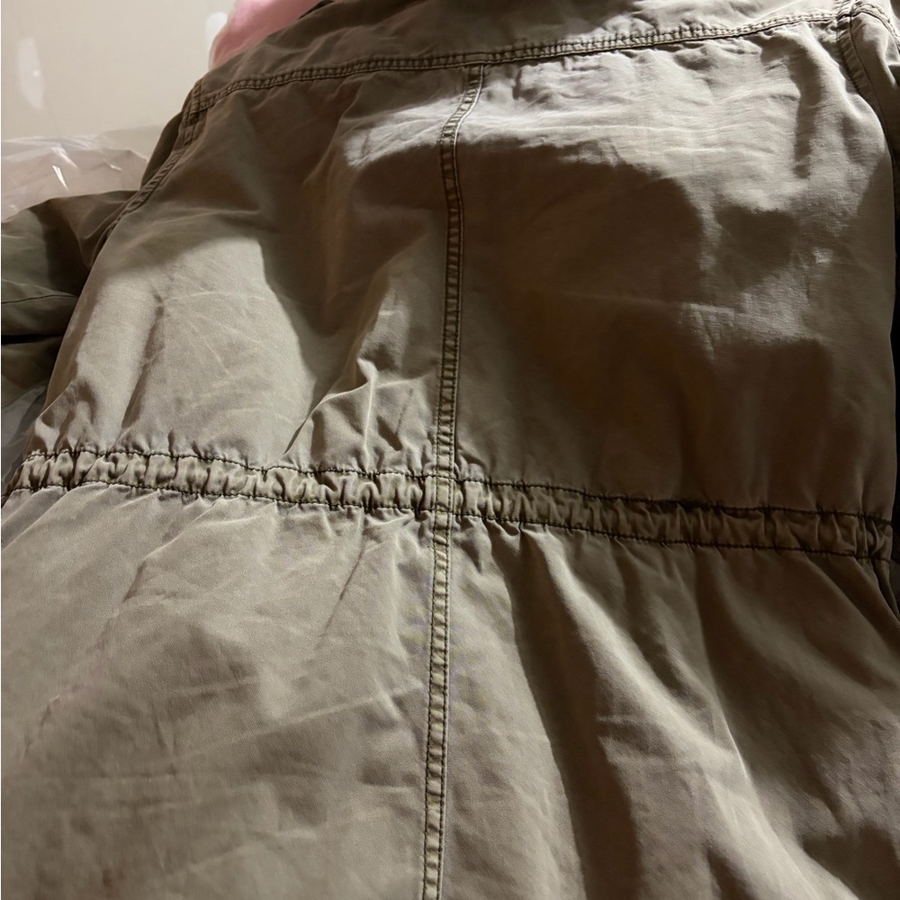 Talula Gray Drawstring-Waist Utility Jacket - Picture 2 of 3